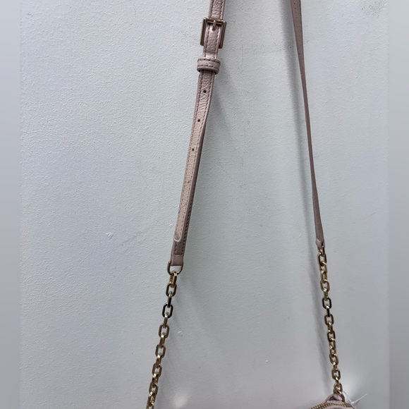 Tory Burch Blush Pink Bombe Leather Crossbody Bag - Picture 3 of 11